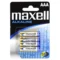 Baterija alkalna LR03 MAXELL 1/4